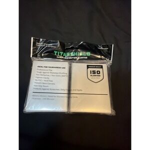 TitanShield Premium Card Sleeves | Compatible with Standard | 66x91mm, Clear